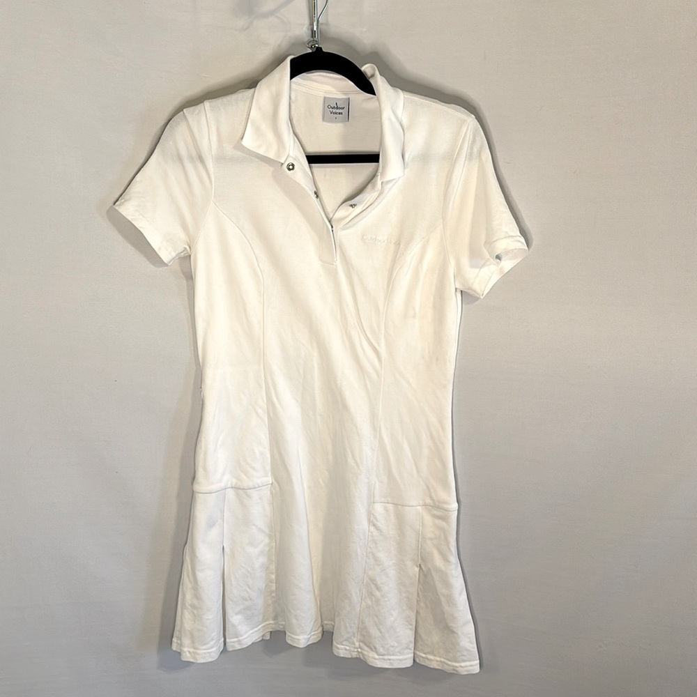 Outdoor Voices White Mini Dress